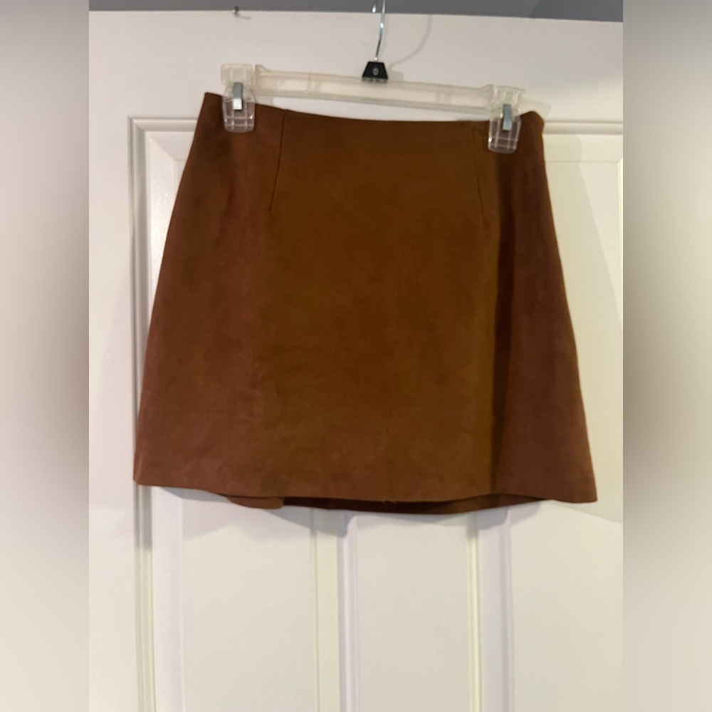Abercrombie & Fitch Vegan Suede Skirt